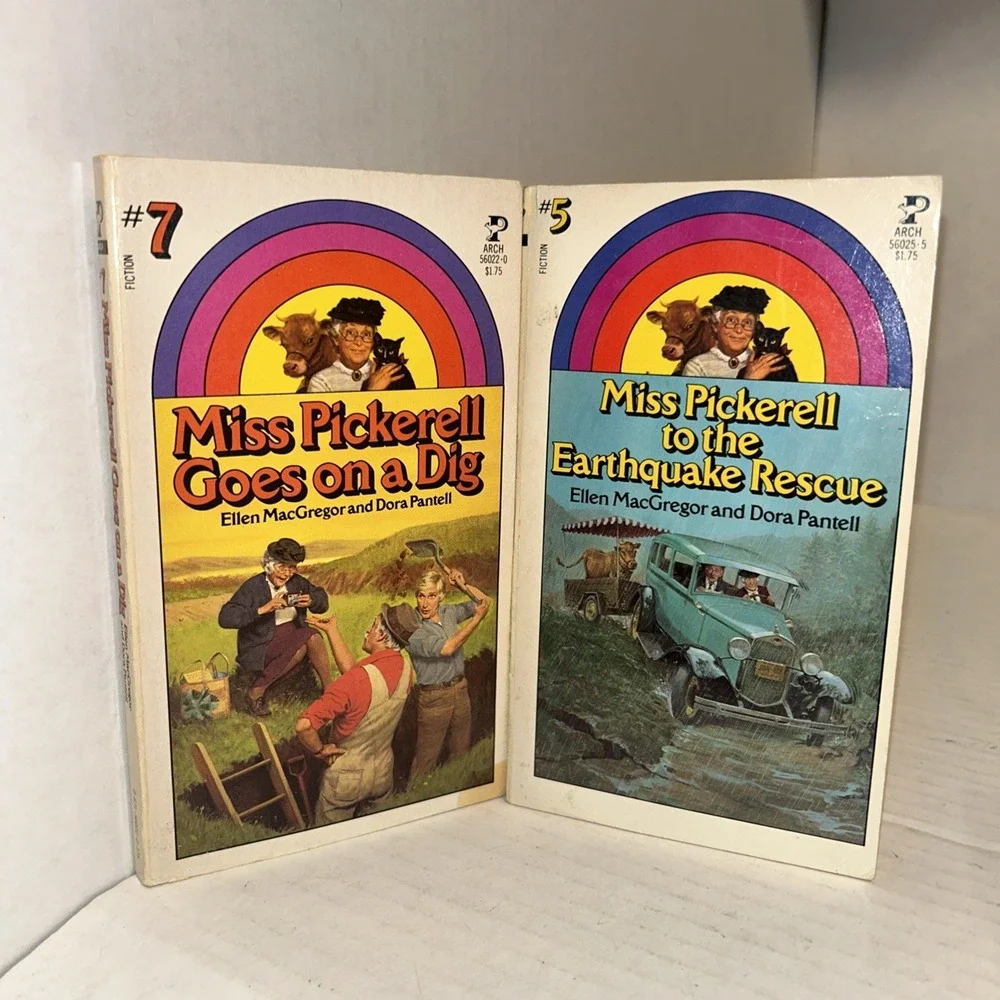 Miss Pickerell Book Lot 2 Rare Volumes 